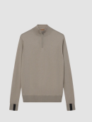 Mos Mosh - Adam Soft Zip Turtle Neck Knit